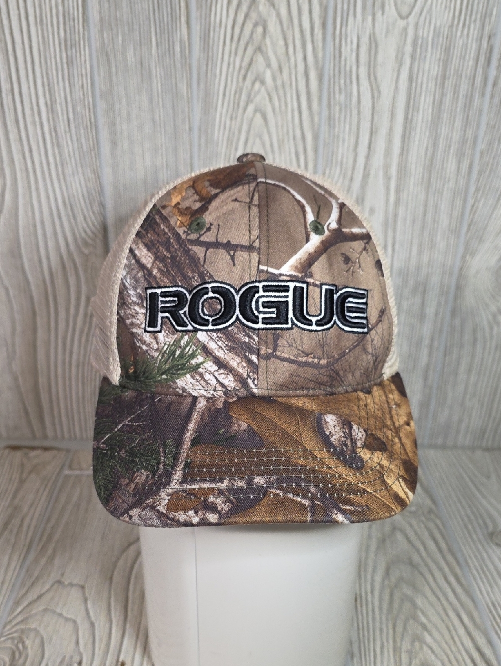 Rogue Fitness Camo Logo Trucker Hat Unisex Adjustable Cap